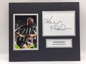 RARE Kevin Nolan Newcastle United Signed Photo Display + COA AUTOGRAPH NUFC - Picture 1 of 3