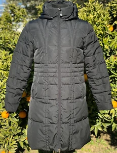 Rare Moncler Hooded Goose Down Piuma Puffer Jacket Piumino Quilted Size 2 M - Picture 1 of 21
