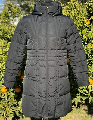 罕见 Moncler 连帽鹅绒 Piuma Puffer 夹克 Piumino 绗缝尺寸 2 M — 第 1/4 张图片