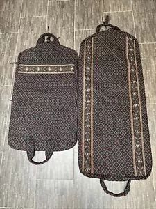 Vera Bradley Kleidungsstück Reisetasche Paar nicht mehr produziert Lorbeermuster Vintage TOP ZUSTAND! - Bild 1 von 15