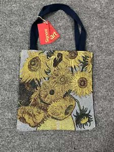 NWT Signare Tapestry Sunflower Tote Bag Van Gogh Designs Art - Picture 1 of 12