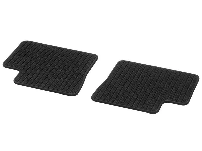 Original smart 453 forfour Fußmatten Rips hinten 2-teilig schwarz - Bild 1 von 1