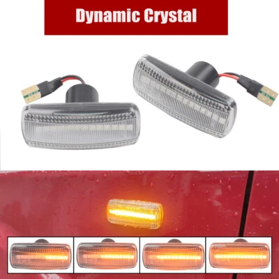 Luz LED dinámica lateral para Dodge Avenger 2007 2008 2009 2010 2011-2016 Foto 1 de 4