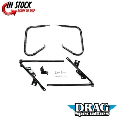 Drag Specialties 3501-1425 черная седельная сумка предохранители/поддержка комплект 09-13 FLHX/FLTR - Изображение 1 из 3
