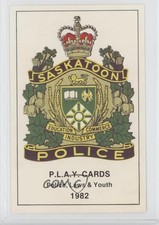 1981-82 Saskatoon Blades PLAY (Police Laws and Youth) Saskatoon Police Crest #15