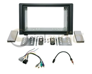 Kit de tablero de radio estéreo combo estándar 2DIN + arnés de cables de navegación por satélite + antena SA22 - Imagen 1 de 2