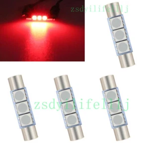 4x Para Cadillac ATS 2013-2019 Coche Parasol Cubierta Luz LED Lámpara Borde Rojo b - Imagen 1 de 1
