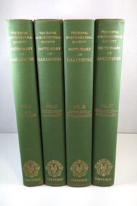DICTIONARY OF GARDENING Royal Horticultural Society Book Set 4 volumes 1956 HC - Picture 1 of 10