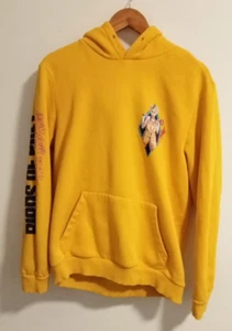 Bershka BIRDS OF PREY Movie Collaboration Brushed Yellow Sweat Hoodie Size M - Picture 1 of 24