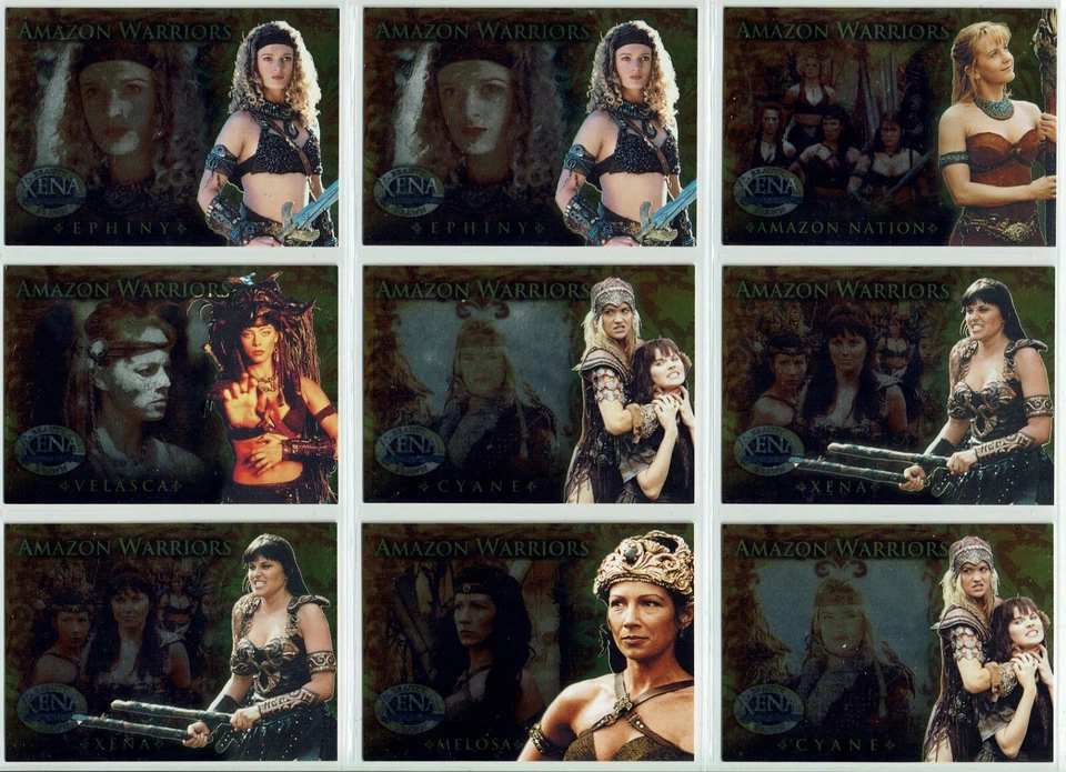 XENA BEAUTY AND BRAWN AMAZON WARRIORS SET OF 9 - Image 1 of 1