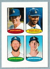 2023 Topps Heritage 1974 Baseball Stamp Los Angeles Dodgers 74BS Mookie Betts