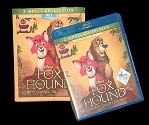 Walt Disney The Fox And The Hound 2-Movie Collection Blu-ray DVD Only Slipcover - Picture 1 of 5