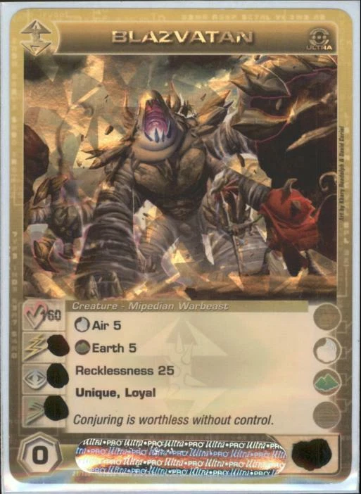 (CSS-021-1C-160) Blazvatan (Courage 160) (UR) Chaotic Premium Pack Foil Card - Image 1 of 1