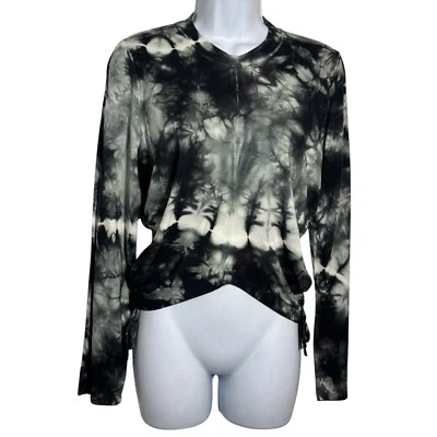 Young Fabulous & Broke sweatshirt Crop tie dye size XS ruched cinched sides NWT - Image 1 of 4