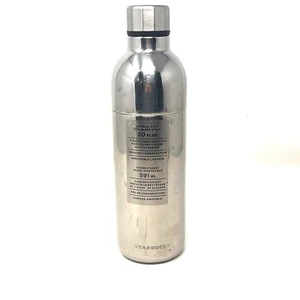 Starbucks Stainless Steel Water Bottle Hook 20oz Steel Tumbler Thermos Cold Cup - Picture 1 of 9