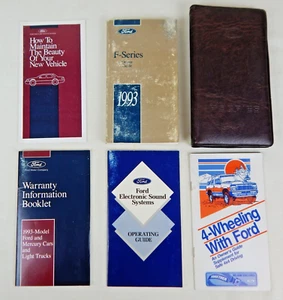 1993 Ford F-Series Truck Owner Guide and More in Original Case - Picture 1 of 6