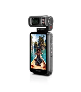 Videocámara de bolsillo portátil Minolta MN5KGP1 5K Ultra HD/20 MP con lente inclinable del motor - Imagen 1 de 24