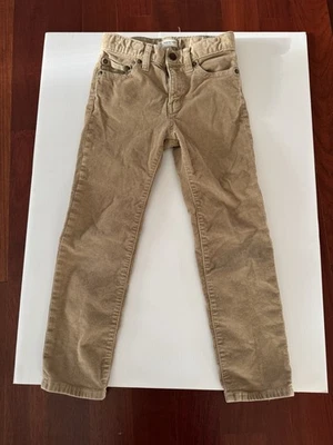 EUC Crewcuts Boys Khaki Corduroy Pants, Sz 6, 5-pocket, 98% Cotton - Image 1 of 3