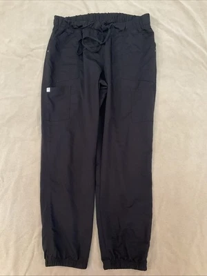 Pantalones Médicos Scrubstar XL Negros para Mujer Foto 1 de 4