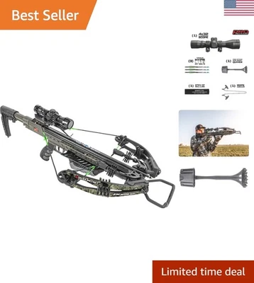 Paquete Boss 405 Ballesta Pro con Mira 4x32 IR-W - 405 FPS Potencia y Precisión Foto 1 de 4