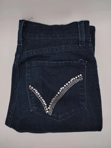 Pantalones de mezclilla para mujer NYDJ rectos azules 4 hechos en EE. UU. Bolsillos con cremallera y cremallera - Imagen 1 de 14