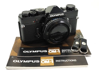 VERY RARE Olympus OM-1 non-MD Body in BLACK - Renovated & Working Perfectly - Image 1 of 4