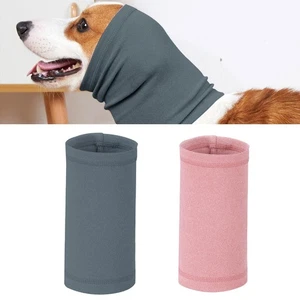 Dog Happy Hoodie for Anxiety Relief &Calming Grooming Ear Muff Knitted Head Wrap - Picture 1 of 18