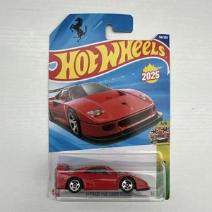 2025 HOT WHEELS MAINLINE CASE K FERRARI F4O COMPETIZIONE HW EXOTICS - Picture 1 of 6