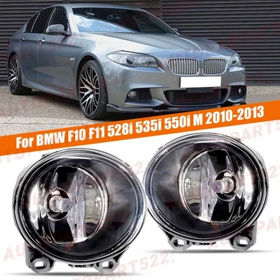 Pair Fog Light For BMW F10 F11 528i 535i 550i M 2010 2011 2012 2013 W/ Bulbs - Image 1 of 4