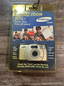 NEW Samsung Maxima Zoom 60XL 35mm Power Zoom Film Camera Sealed Read Description - Picture 1 of 8