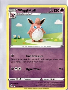 Wigglytuff 111/264 Regular Uncommon Fusion Strike Pokemon Card NM - Picture 1 of 2