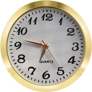 Mini Clock Insert 1.8 Inch (45 mm) Round Quartz Inch/45mm, Inch/45mm  - Picture 1 of 6