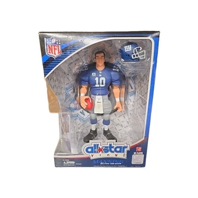 Boneco Upper Deck All-Star vinil Eli Manning NY Giants QB NFL com cartão - Imagem 1 de 4