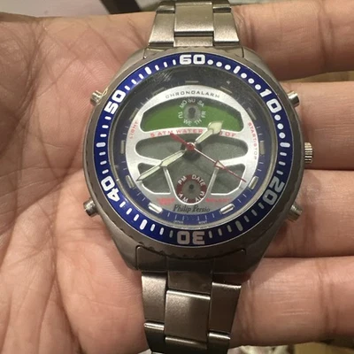 Men's Philip Persio 90AAM0571 Watch 43mm Quartz Digital Analog For Repair - Image 1 of 4