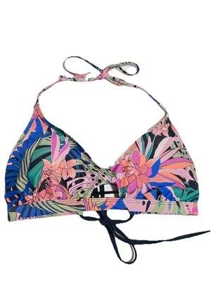 Hurley Size XL  Floral Bikini Top Bra Swimsuit bathing suit - Image 1 of 3