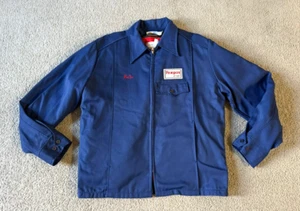 VTG Riverside Men's Texgas Canvas Twill Work Jacket w/Patches - Size 44L - Picture 1 of 6