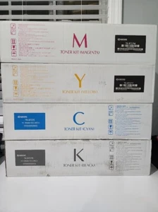 Kyocera TK-8727 Toner Cartridge Set Yellow Magenta Cyan Black - Photo 1/1