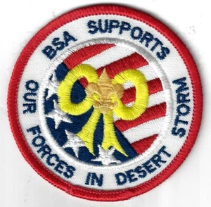 BSA Supports Our Forces In Desert Storm 1990s Issue Yellow Ribbon [MA552] - Bild 1 von 1