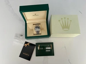 Rolex Datejust 36mm 116234 Full Set 2007 Black Dial Jubilee Bracelet Watch - Picture 1 of 6