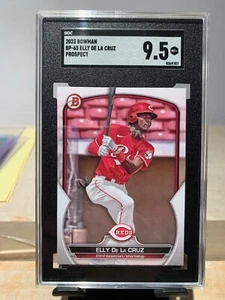 2023 Bowman Prospect Elly De La Cruz #BP-65 SGC 9.5 MT - Picture 1 of 2