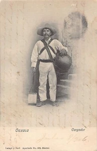 México - OAXACA - Cargador - La postal está ligeramente dañada por el agua - The - Picture 1 of 2