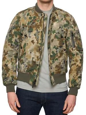 SPIEWAK & SONS Golden Fleece Camo Cotton Nylon Bomber Jacket S USA Made - Image 1 of 4
