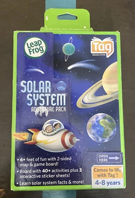 New Leap Frog Solar System Adventure Pack Tag Reading Astronomy Science Earth - Image 1 of 3