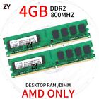 Pour Samsung 8Go 2x 4Go 2Go 1Go DDR2 PC2-6400U 800MHz AMD CL6 Desktop Memory FR