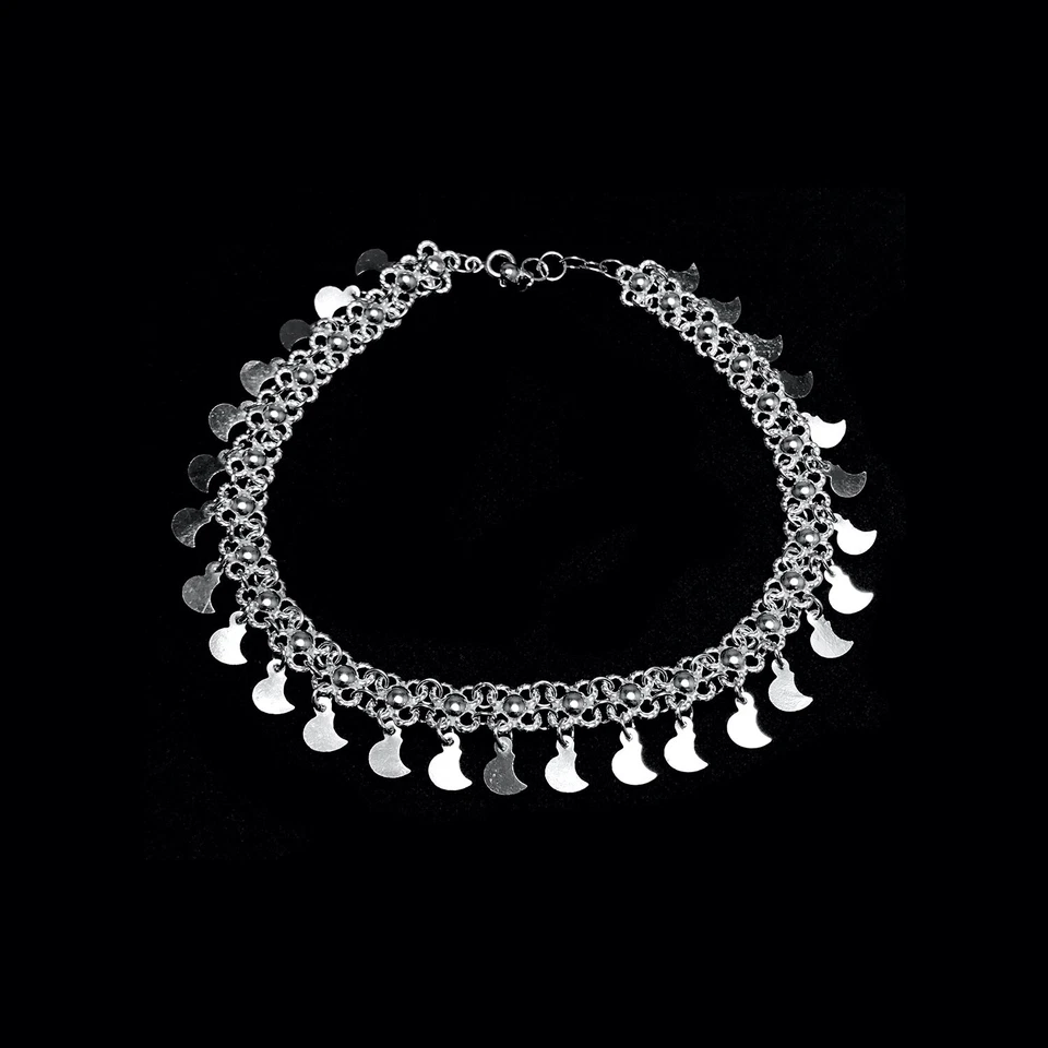 Handmade Anklet Jewelry Made of Sterling Silver - Image 1 of 1