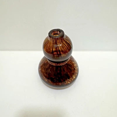 Jarrones de calabaza tortuga de vidrio artístico West Elm de colección pequeños soplados a mano Foto 1 de 4