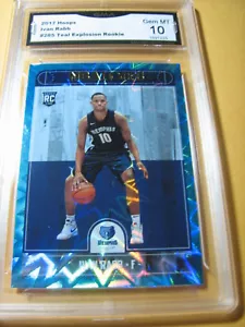 IVAN RABB GRIZZLIES 2017 HOOPS TEAL EXPLOSION ROOKIE RC # 285 GRADED 10 L@@K - Bild 1 von 1