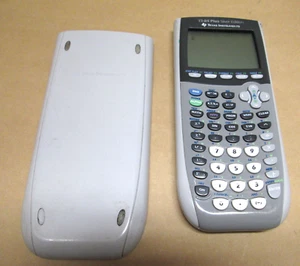 Texas Instruments TI-84 Plus Graphing Calculator Silver Edition Tested Works - Picture 1 of 4