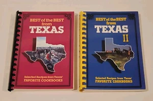 Best of the Best From Texas Cookbooks I & II - Quail Ridge Press Spiral PB EUC! - Picture 1 of 10