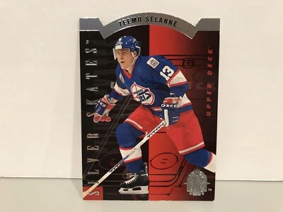 1993-94 Upper Deck SP Silver Skates #R2 Teemu Selanne Winnipeg Jets Hockey Card! - Image 1 of 4